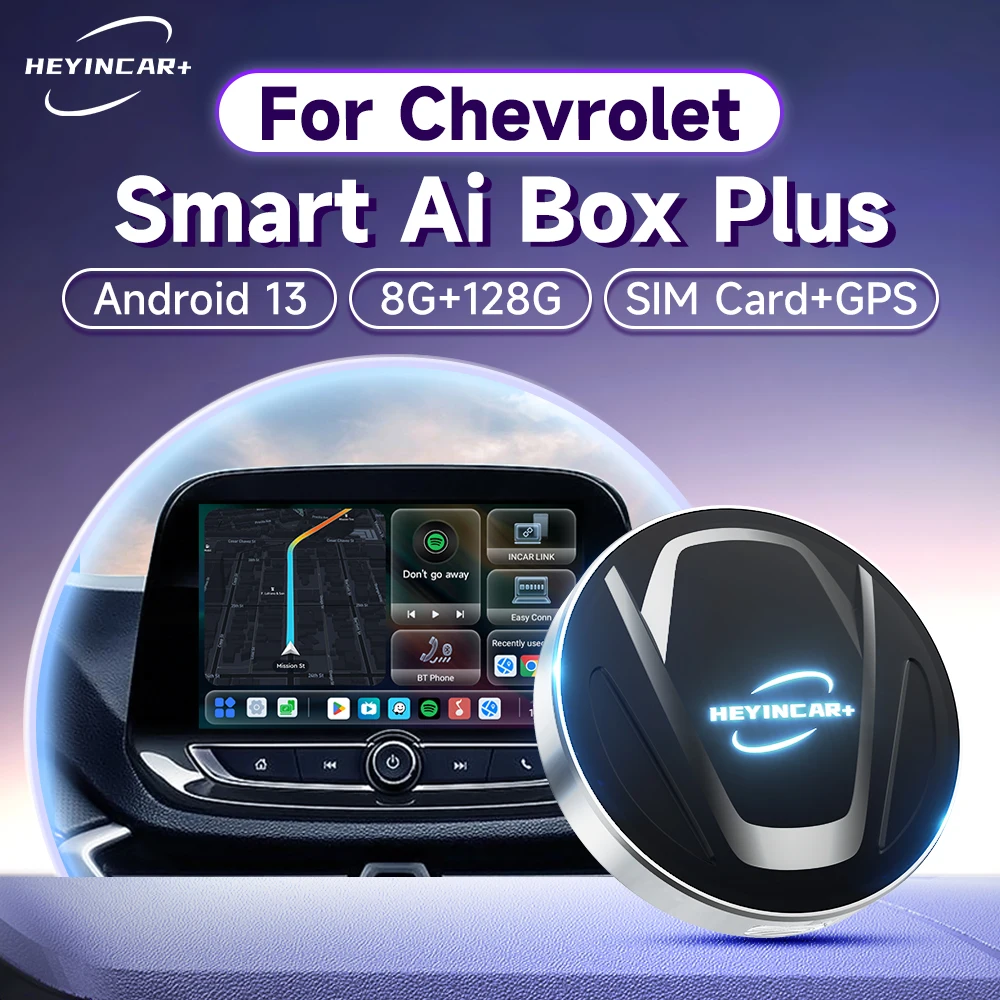 ТВ-приставка HEYINCAR, Android 13, для Chevrolet Onix, TRAX, подача ...
