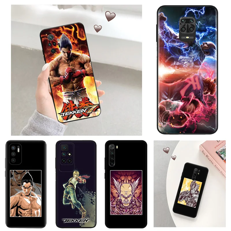 Anti-Drop Phone Case for Redmi A3 13 9 9A 9I 9C 9T 10C 10T Note 10 9s 8 8t 7 Pro 10s Lite 4G TEKKEN Power Soft Cover