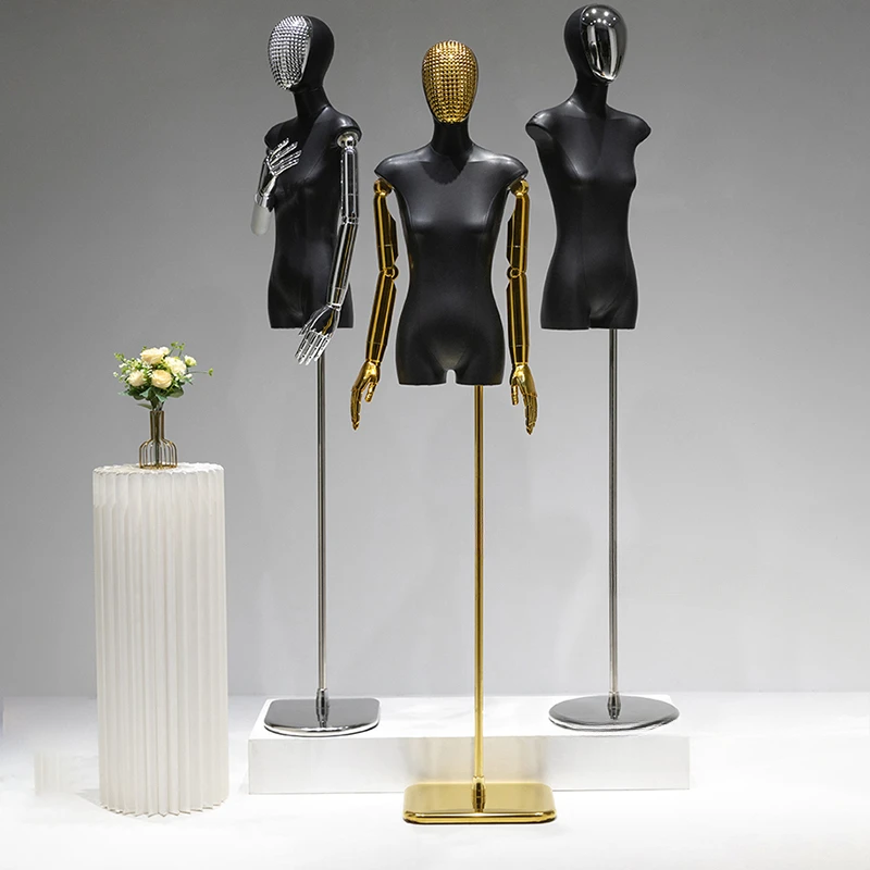 Манекены из искусственной кожи с черным бюстом магазин одежды женский манекен