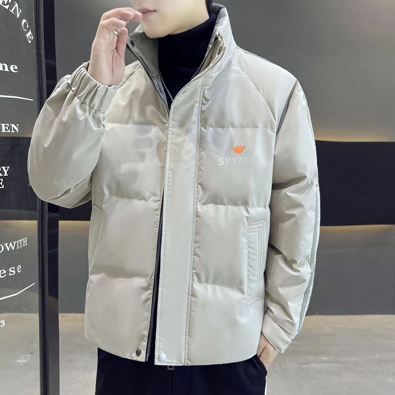 2022SYSTEM brand winter fashion casual warm hooded jacket waterproof windproof breathable down jacket casual high quality