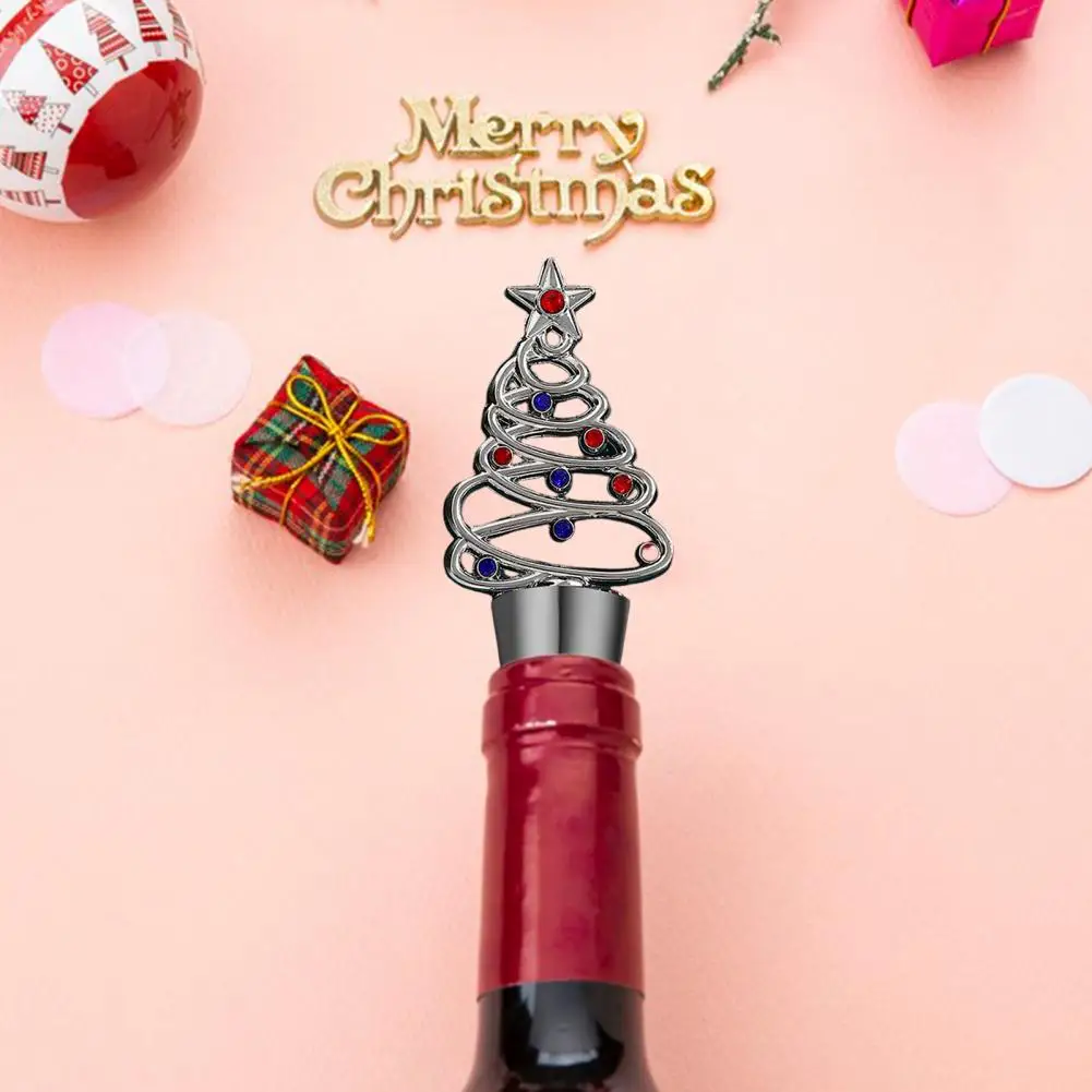 Многоразовые пробки для вина праздничная рождественская елка набор пробок