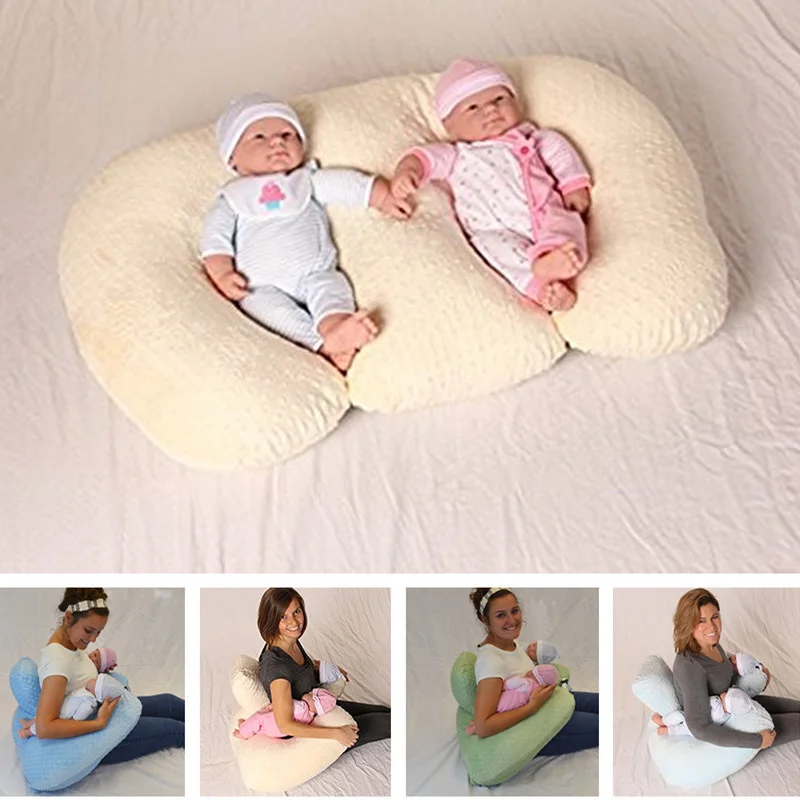 

Pillow Baby Nursing Pillow For Multifunctional Breastfeeding Twin Anti-spitting Feeding Waist Cushion Mom Pregnancy Pillow