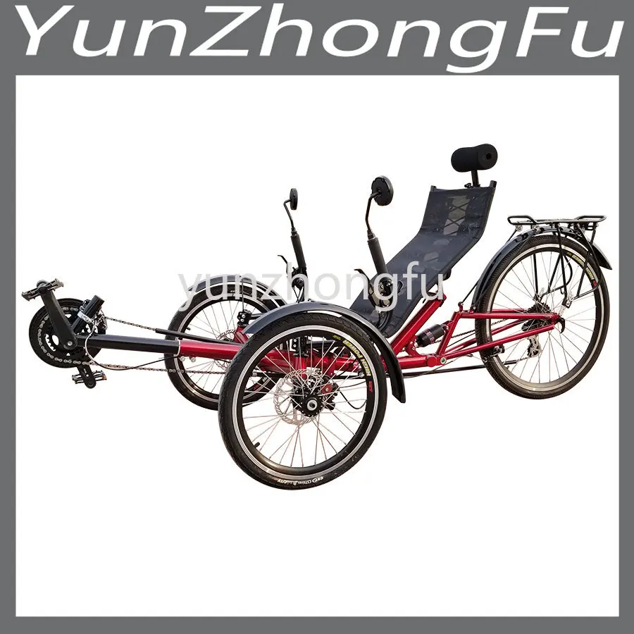 

Free Duty and Free Door to Door Shipping Prompty Delivery 3 Wheel Rear Suspension Recumbent Bicycle, Recumbent Tricycle for sale