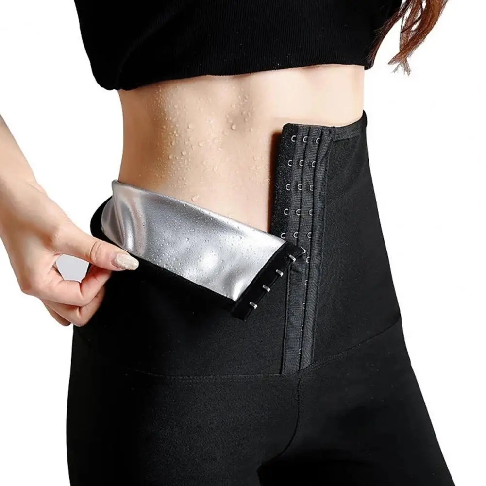 

Sauna Pants High Waisted Yoga Shorts Breathable Thin Soft Body Shaper Weight Loss Slimming Pants Yoga Clothing