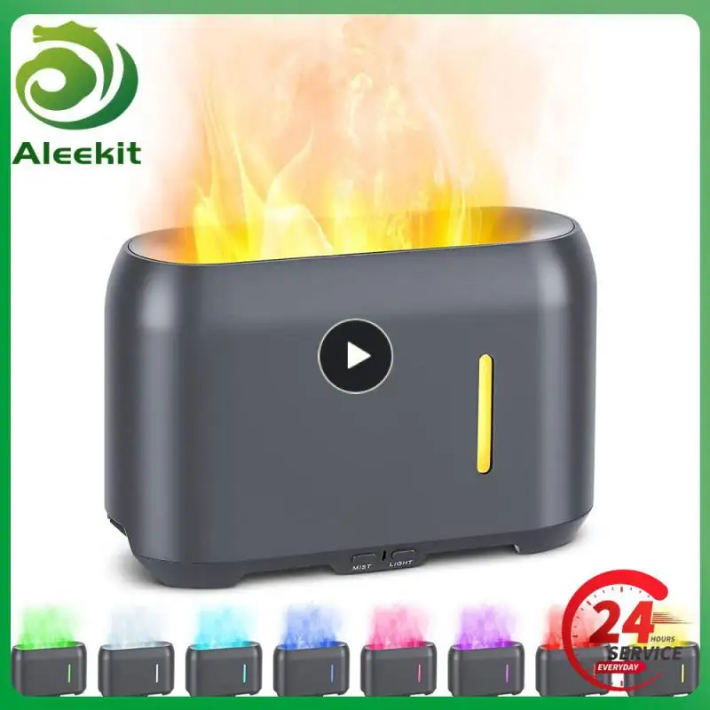 

Flame Diffuser With 9 Flame Effects Creative Diffuser Simulation Flame Cool Mist Maker Essential Oil Diffuser