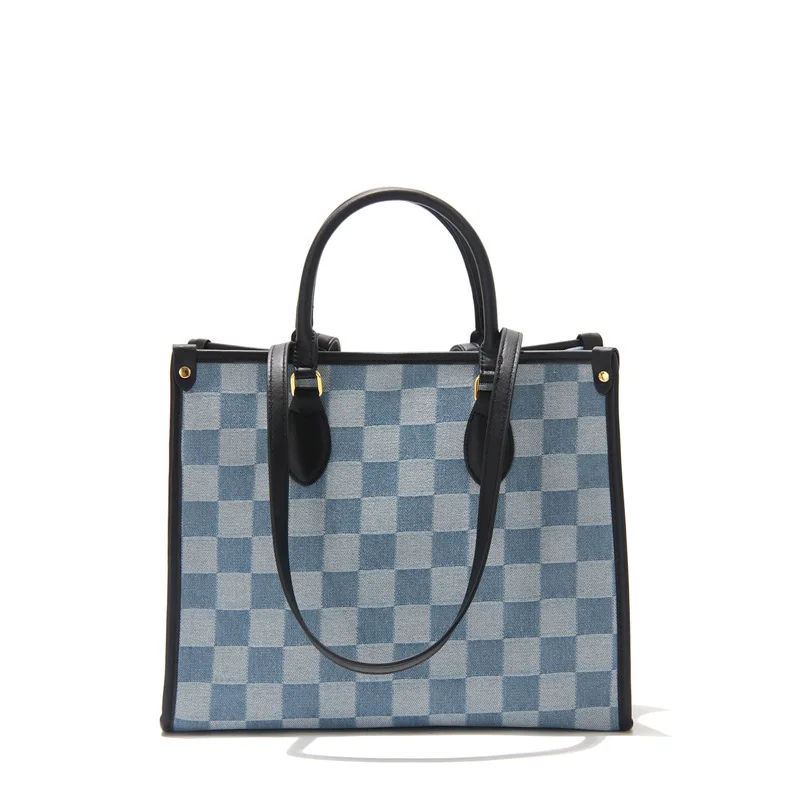 

Design Large Capacity Combination Bags Women Tote Bag Plaid Pattern All-Match Shoulder Composite Bags GD89115