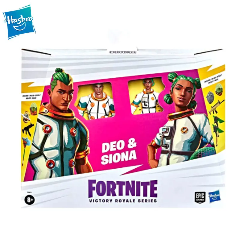 

Hasbro Fortnite Victory Royale Series – Deo and Siona Battle Royale Pack 6" Action Figure Collectible Toy
