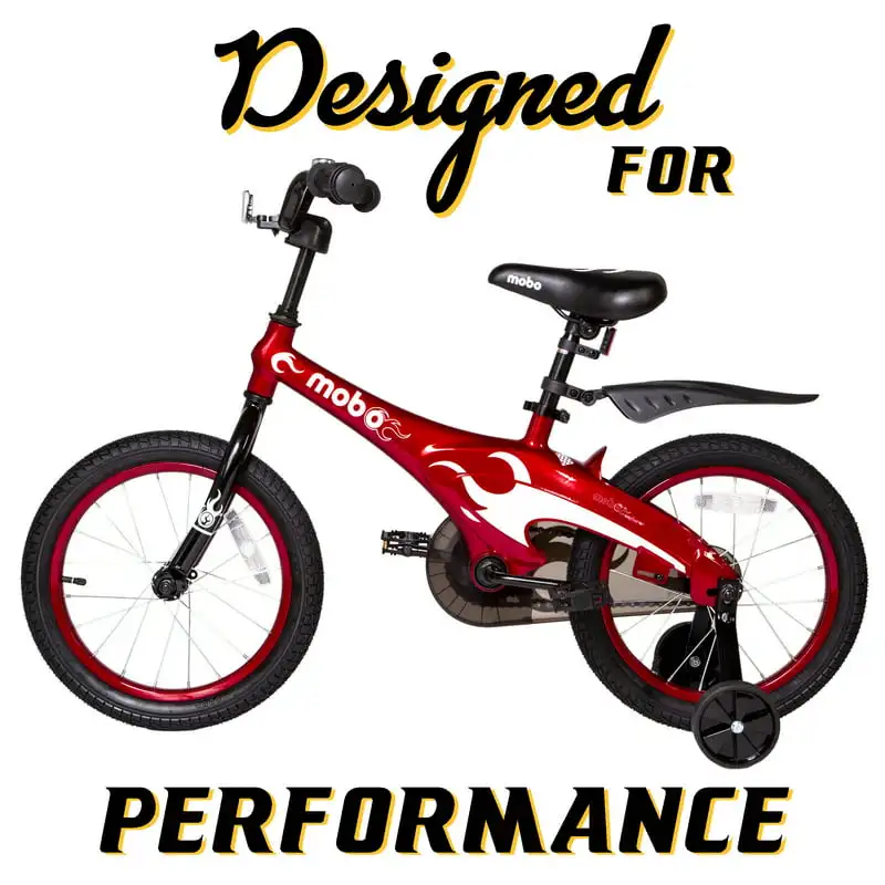 

Легкий велосипед для, 16-дюймовый велосипед с тренировочными колесами для мальчиков и девочек, быстрая и легкая сборка, красные C колесные велосипедные аксессуары T