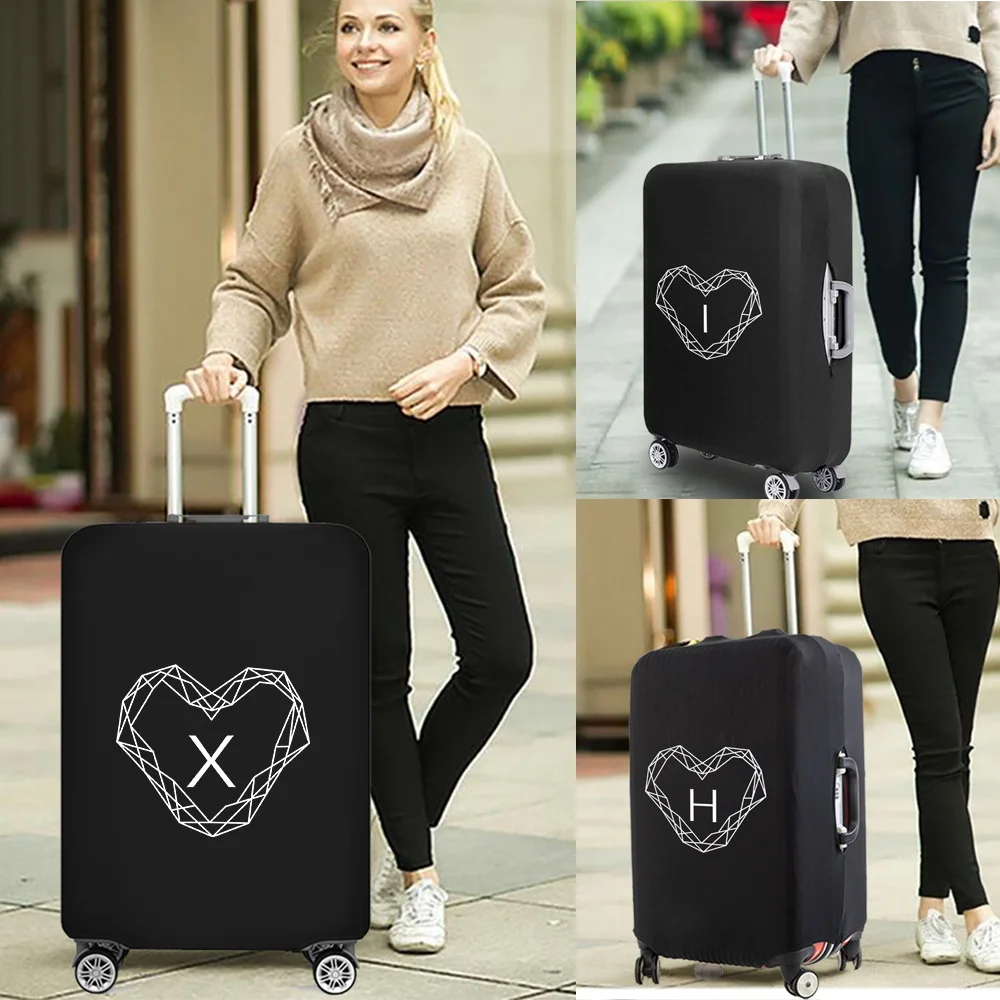 Diamond Print Thicken Luggage Cover Suitable for 18 To 32 Inch Suitcase Case Dust Cover Travel Accessories Trolley Baggage Cover