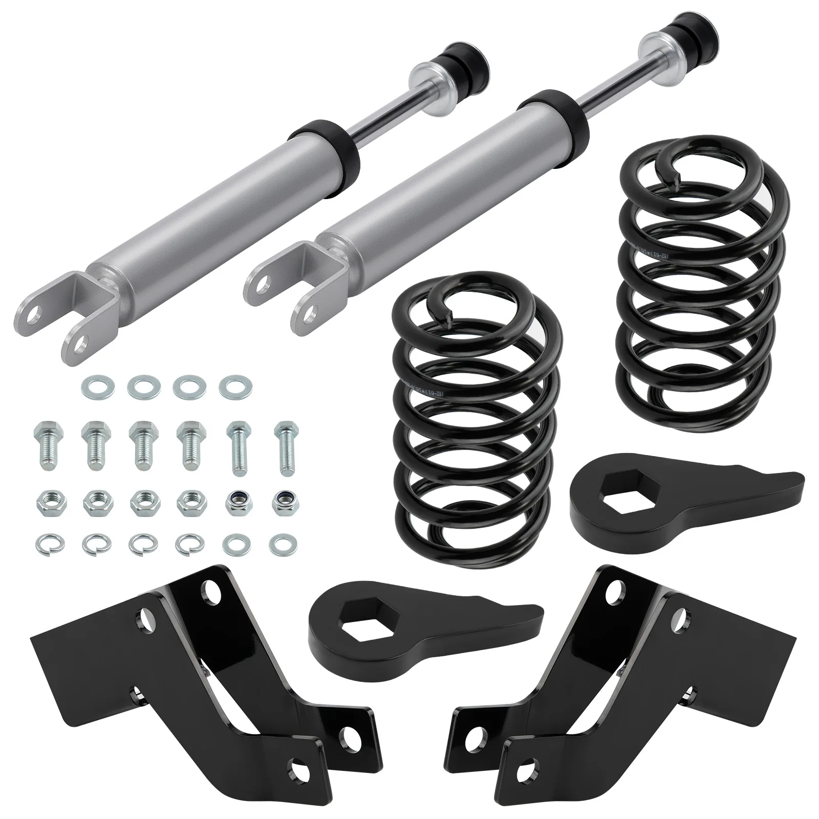 

2-3" Front 4" Rear Drop Kit For Chevrolet Tahoe GMC Yukon 00-06 Powder Coated Shock Absorbers Lift For Cadillac Escalade 2WD 4WD