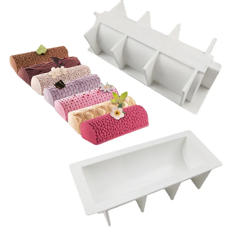 Рождественская силиконовая форма для мусса торта швейцарский рулон десерт мыло