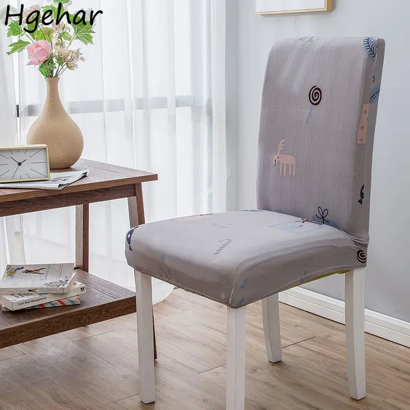 

High Elasticity Chair Covers Hotel Living Room Kitchen Chairs Protector Wear-Resistant All-inclusive Anti-dirty Seat Slipcover