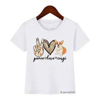 t shirt for boysgirls funny peace love beagle funny dog lover graphic print kids tshirt summer boys girls universal clothes top
