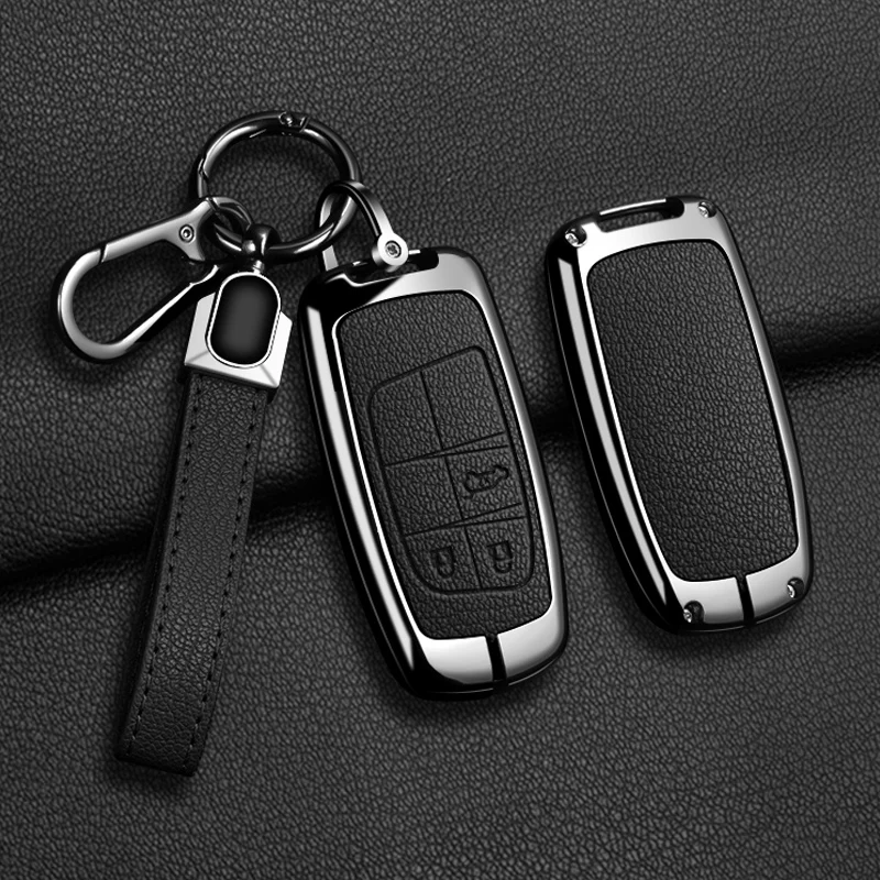 Фото Чехол для автомобильного ключа для Jeep WK2 KL BU MP Renegade Grand Cherokee Dodge Ram Charger Challenger Chrysler 300C Journey, брелок для ключей №2