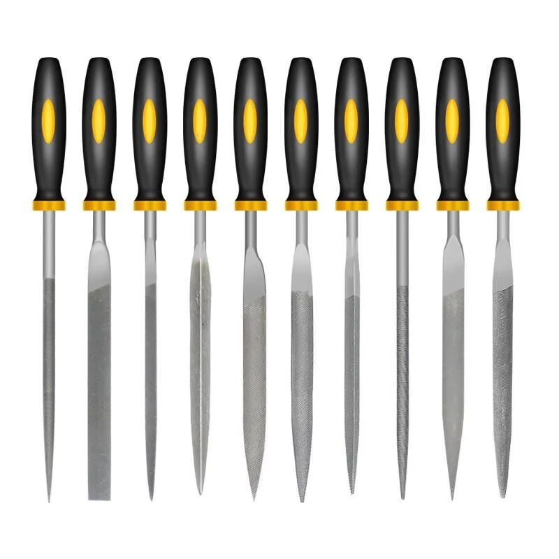 

10Pcs 140mm Mini Metal Rasp Needle Files Set Wood Carving Tools for Steel Rasp Needle Filing Woodworking Hand File Tool