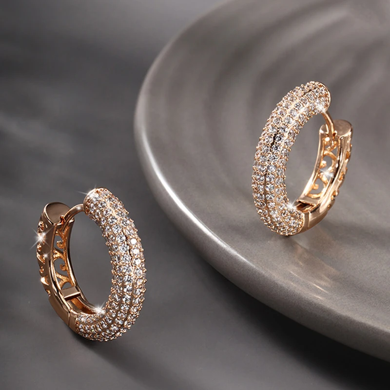 

Fashion Jewelry Personalized Earrings Ear Buckles Light Luxury Exaggerated Earrings Female Korean Style Earring