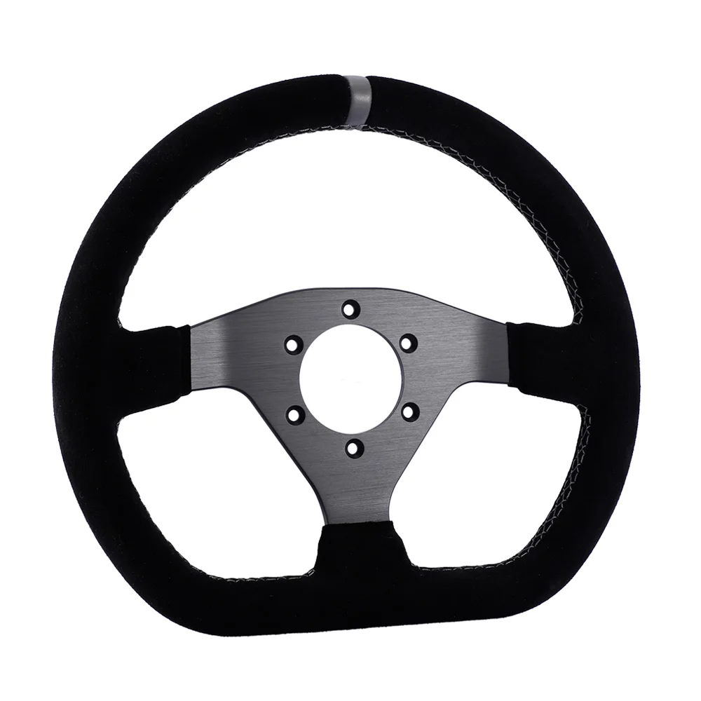 300 мм рулевое колесо с плоским замшевым автомобилем для дрифта ПК Sim Gaming Sport Control