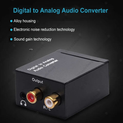 Цифро-аналоговый конвертер Spdif 3.5 мм RCA