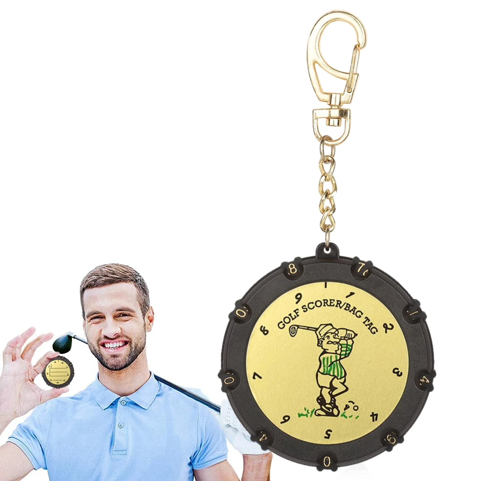 

Golf Stroke Counter Mini Golf Score Counter Two Digits Display Golf Counter Clicker With Key Chain 18 Holes Scoring Keeper