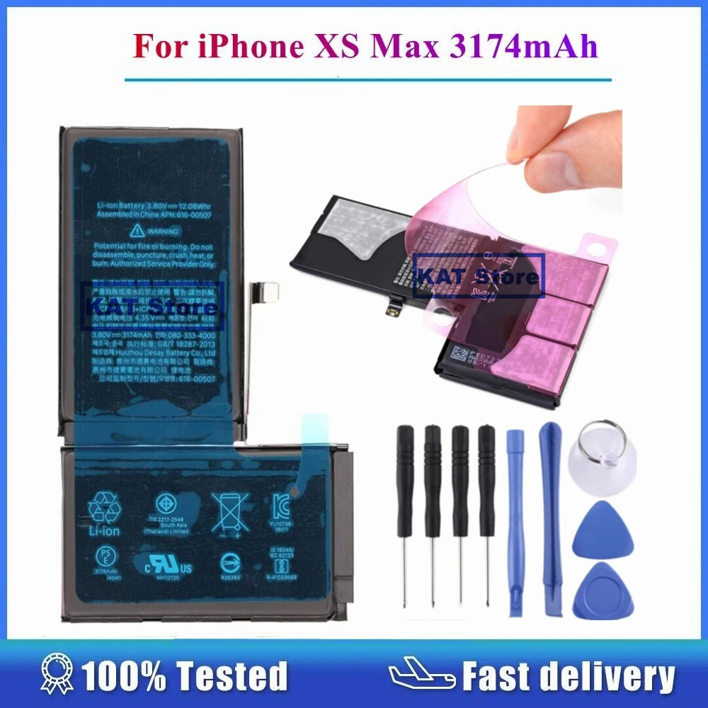 

Запасные части для iPhone Xs Max, 616-00507, 3179 мАч, 4,35 в