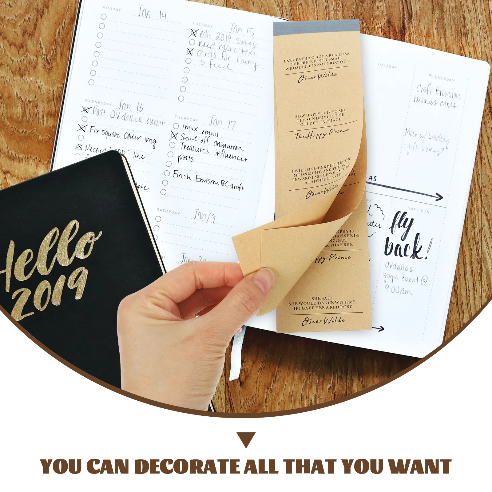 Рисунок 5 - Винтажные Карманные наклейки с фразой