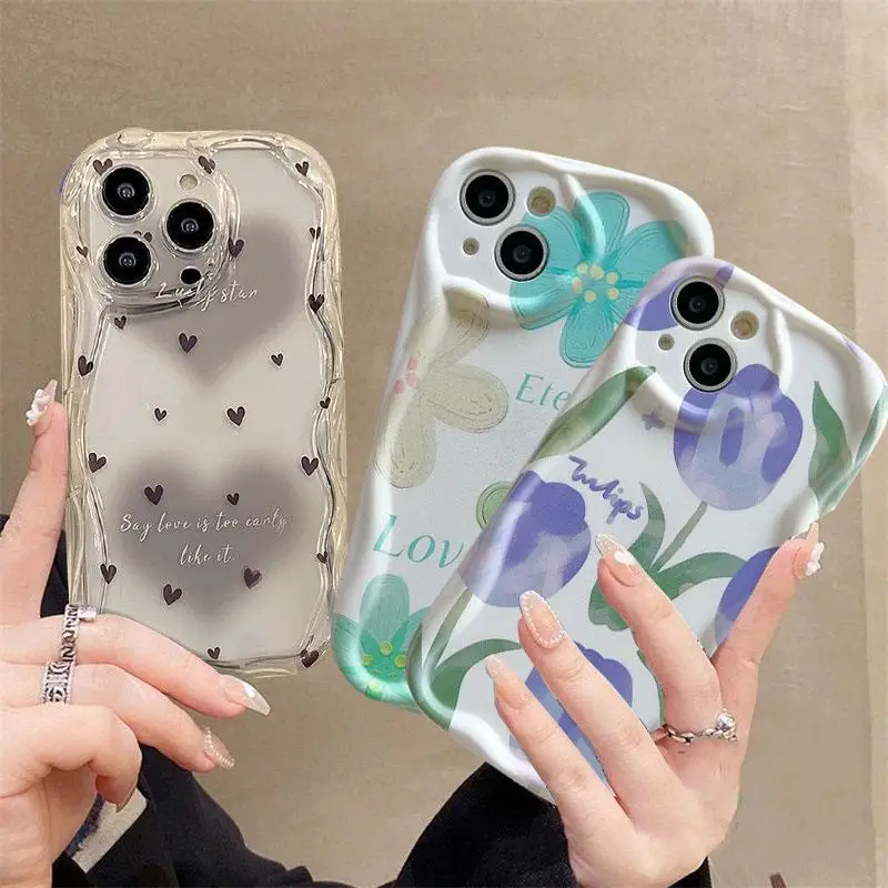 Флейта для Realme C55 C67 C35 C33 C21Y C25Y C30 C30S C21 C11 2021 C20 C15 C12 8 10 11 12 Pro Plus чехол с цветком