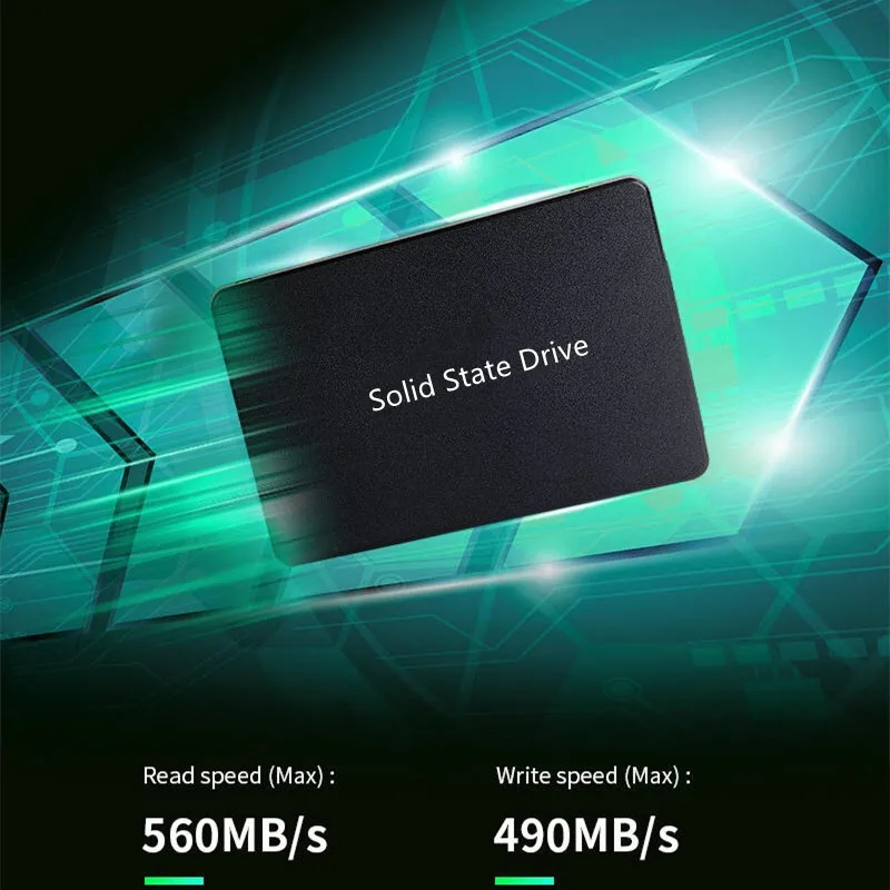 SSD 1 ТБ 512 Гб жесткий диск sata3 2 5 дюйма ssd TLC 500 МБ/с. Внутренние твердотельные диски