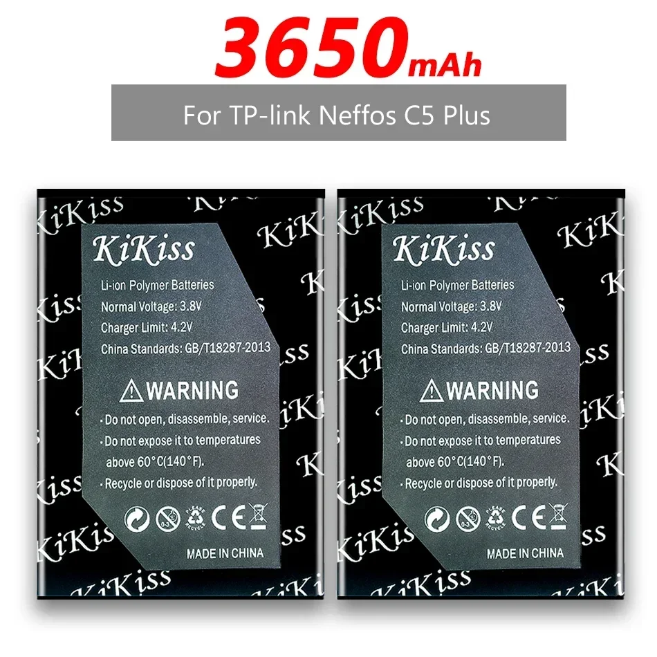Аккумулятор KiKiss 3650 мАч для TP-link Neffos C5 Plus C5Plus NBL-40A2150 Bateria
