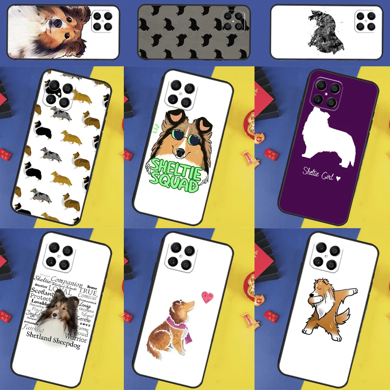 Чехол Shetland Sheepdog Dog для Honor X9b X8b X9a X8a X8 X9 X9c 50 70 90 Lite 200 Pro Magic 7 5 6 Cover