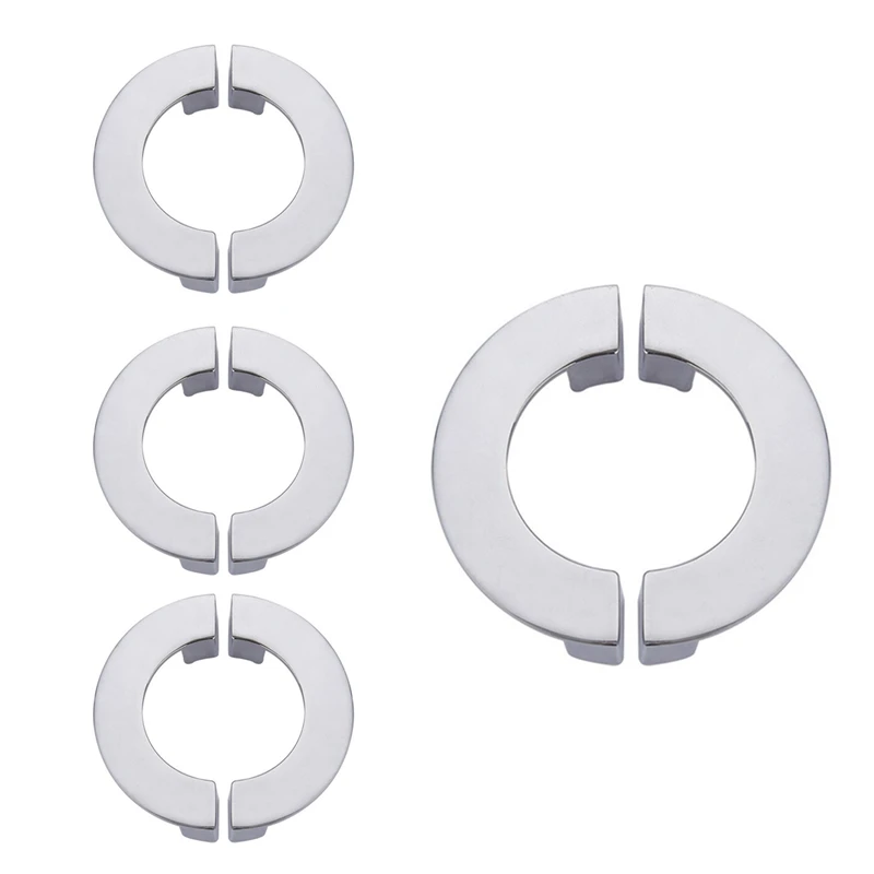 

8PCS Modern Simple Zinc Alloy Handle Cabinet Drawer Knob Kitchen Cupboard Door Pull Half Moon Furniture Handles