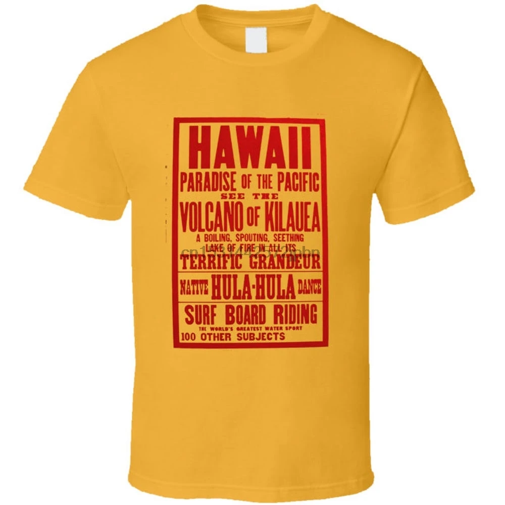 Винтажная футболка для серфинга гавайский пароход постер путешествий 1913 |
