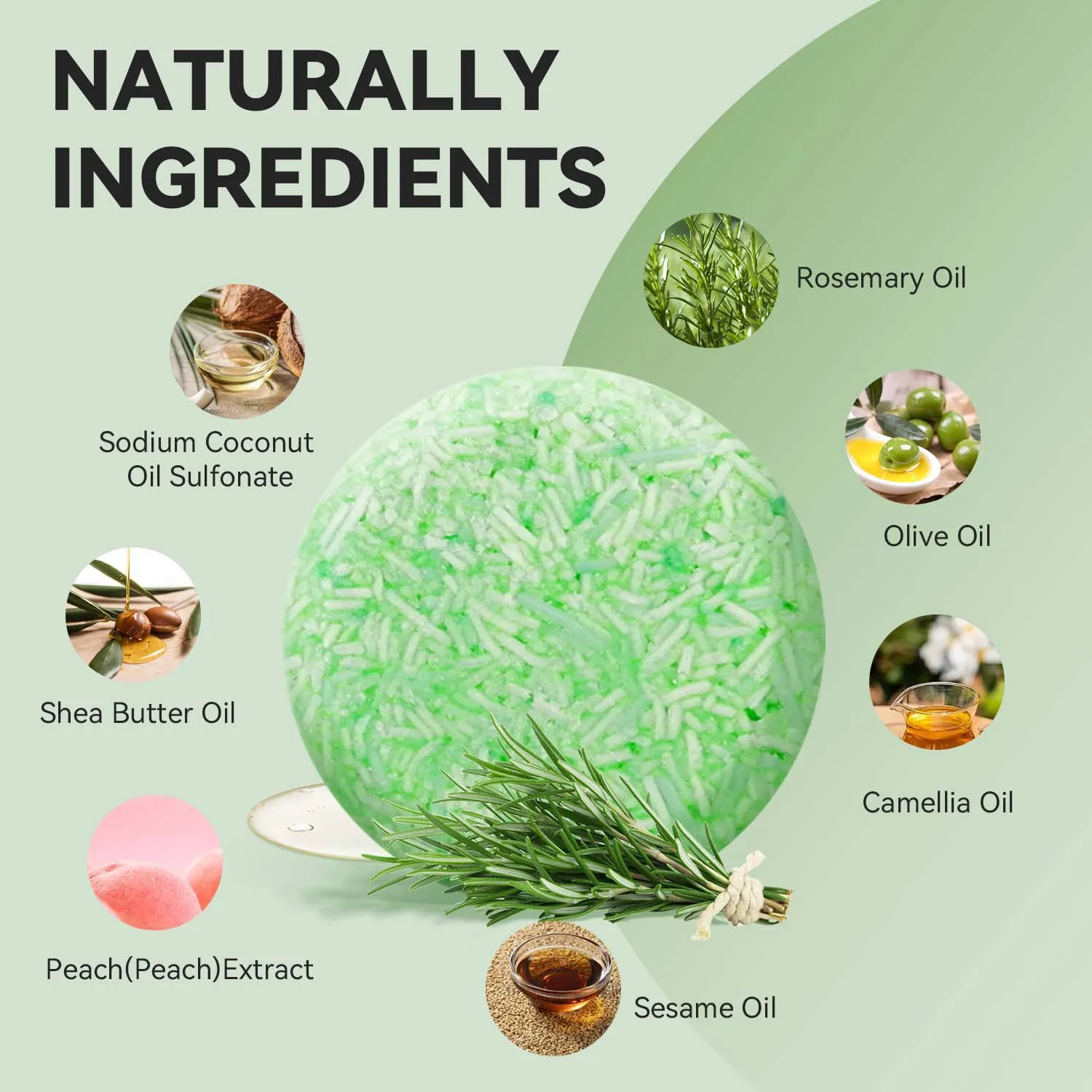 Овощное масло шампунь с розмарином мыло ручной работы контроль жирности и