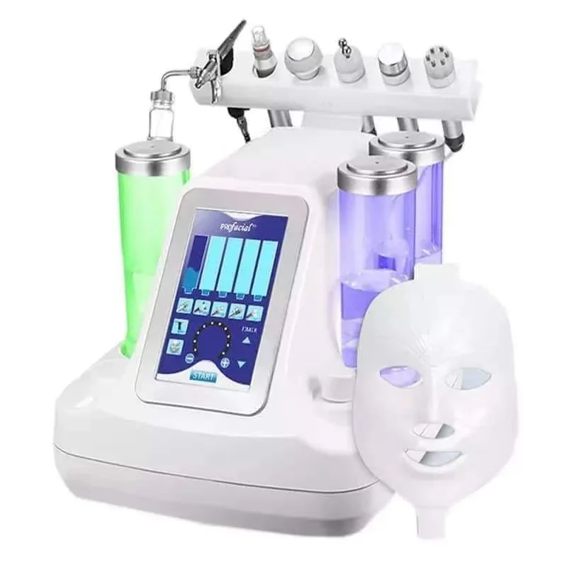 

12in1 Hydrafacial Hydra Pro Facial Microdermabrasion Machine Hydrodermabrasion Salon Equipment Aqua Peeling Mesotherapy Gun