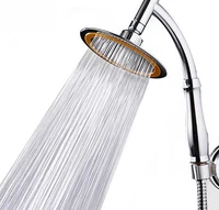 luxury rain shower head 6 inch handheld set anion high pressure bathroom rainfall gadgets water saving showerhead