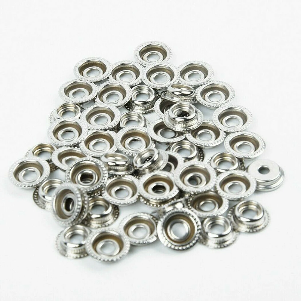 

Button Fastener Snap Fastener Kit Canvas Upholstery Boat Cover 204pcs Leather Craft Marine Grade Stainless Steel
