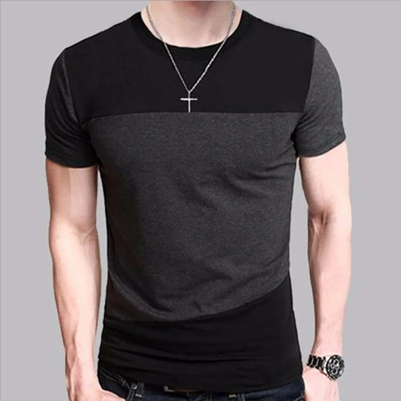 

K60 2017 Junior Short Sleeve T-Shirt Men's Korean Summer Loose Cotton T-Shirt