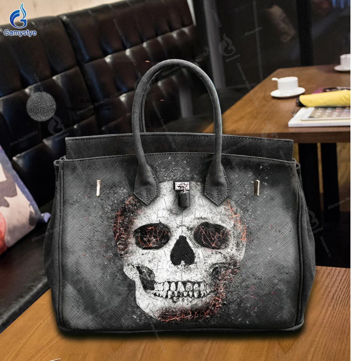 Уличная сумка Artisc с рисунком черепа помощью влюбленного носа женские