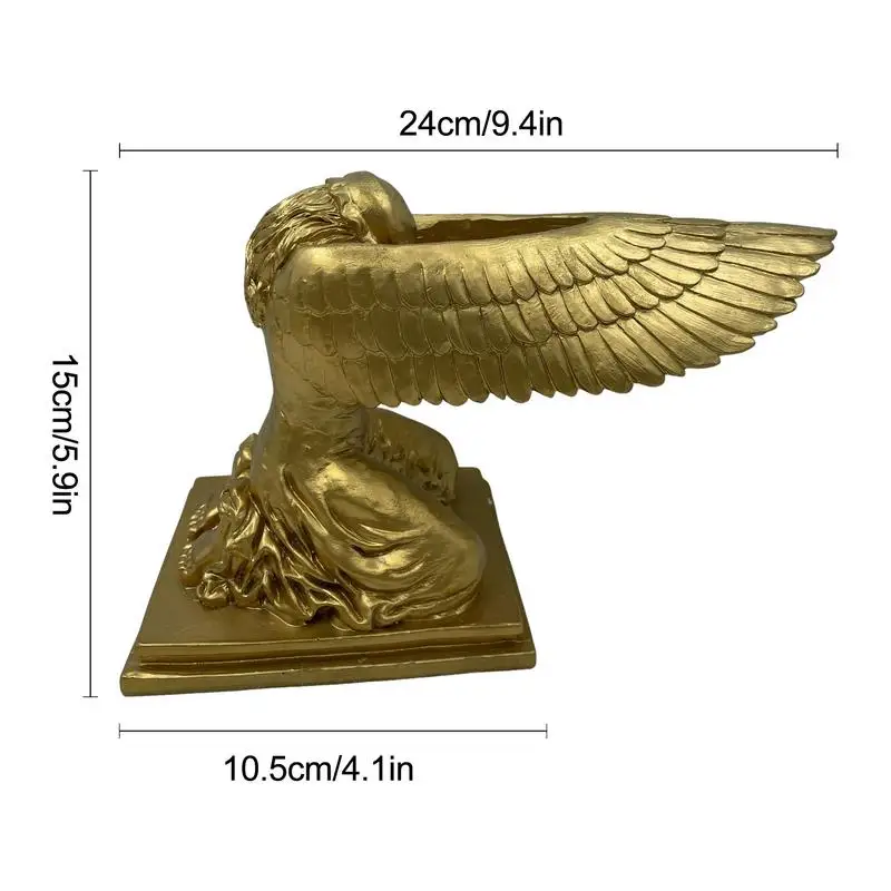 

Статуя Ark Angel, инновационная статуя Ark Angel, декоративная статуя из смолы, статуя с золотой отделкой для помещений и улицы, реквизит для фильмов