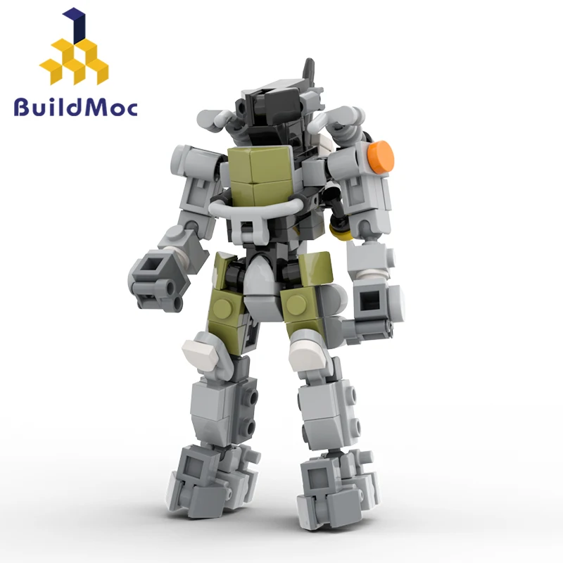 

Buildmoc Game Halo Mecha Soldier Robot Model MOC Set Building Blocks Kits Toys for Children Kids Gifts Toy 164PCS Bricks