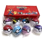 8 шт.компл. набор покебола Pokemon Pop-up Elf Ball Toys TAKARA TOMY Original Покемон, монстр Elf Ball Pikachu подарки на день рождения ребенка