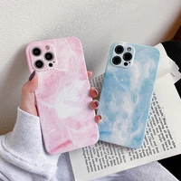 ins fashion smudge gradient color phone cases for iphone 13 12 11 pro max xr xs max x 2022 lady girl shockproof soft tpu shell