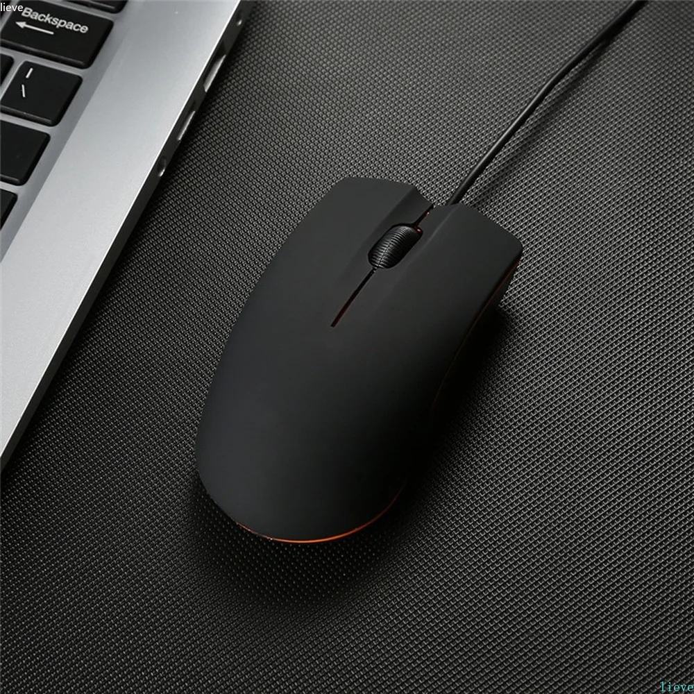 NEW M20 Wired Mouse 1200dpi Computer Office Matte Black USB Gaming Mice For PC Notebook Laptops Non Slip Gamer | Компьютеры и офис
