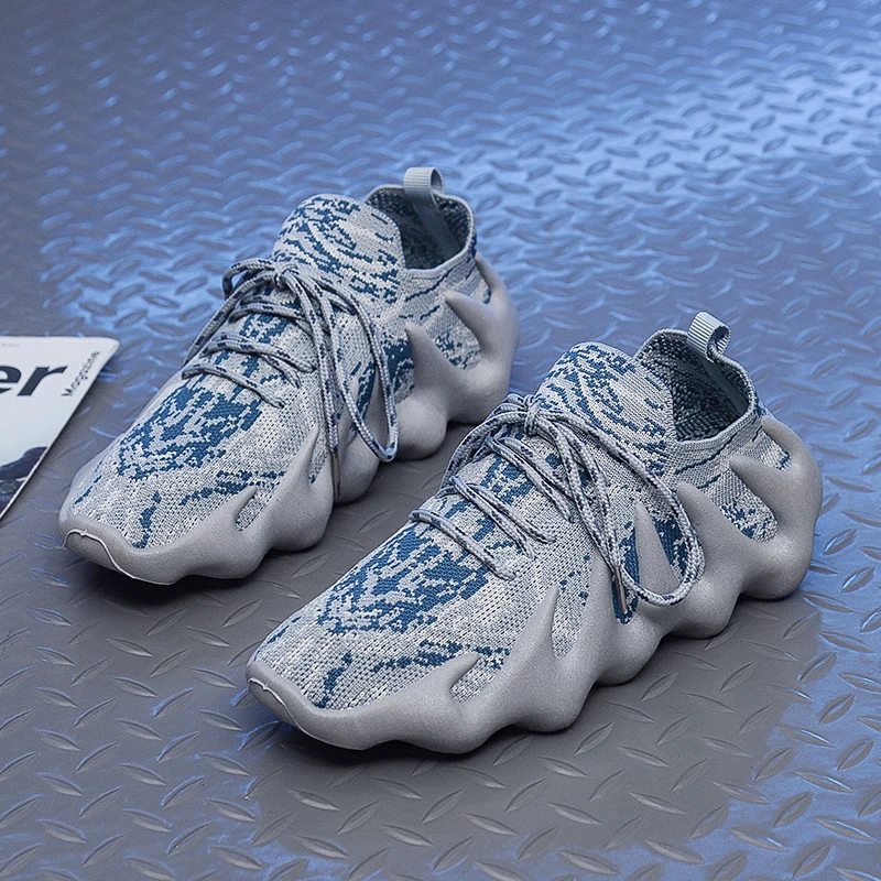 

Ladies Printed Sneakers Ladies Casual Shoes Comfort Mesh Lace Up Couple Sneakers Wedge Heel Thick Ladies Vulcanized Shoes