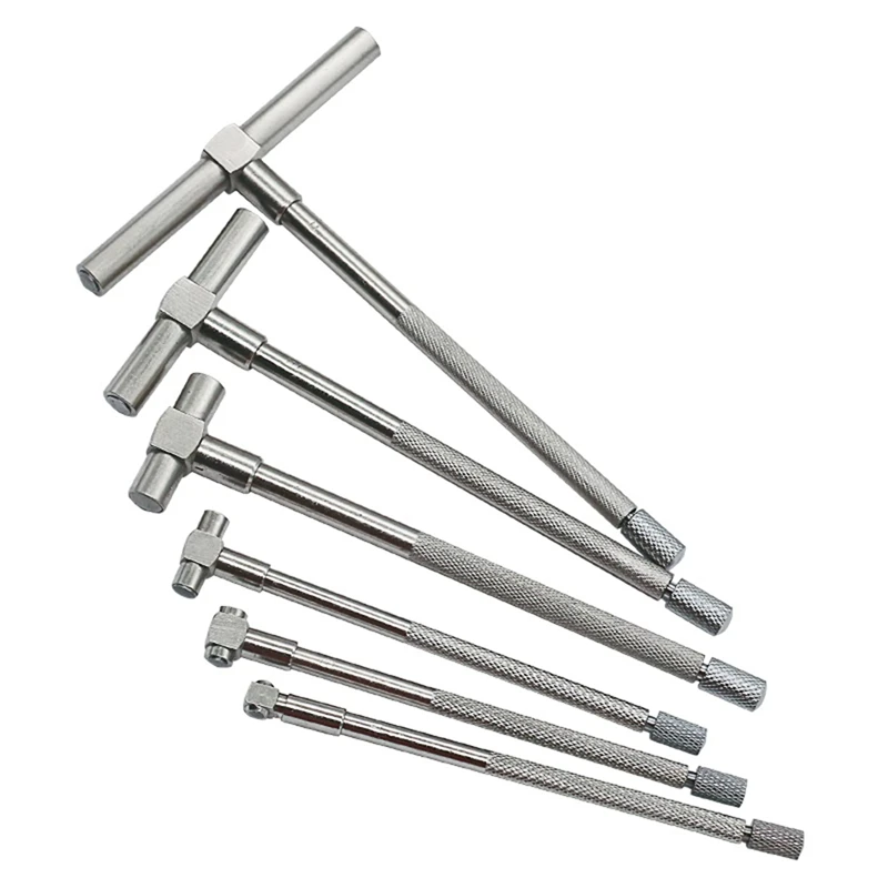 Телескопический манометр из 6 предметов внутреннего диаметра регулируемый 8-150 мм