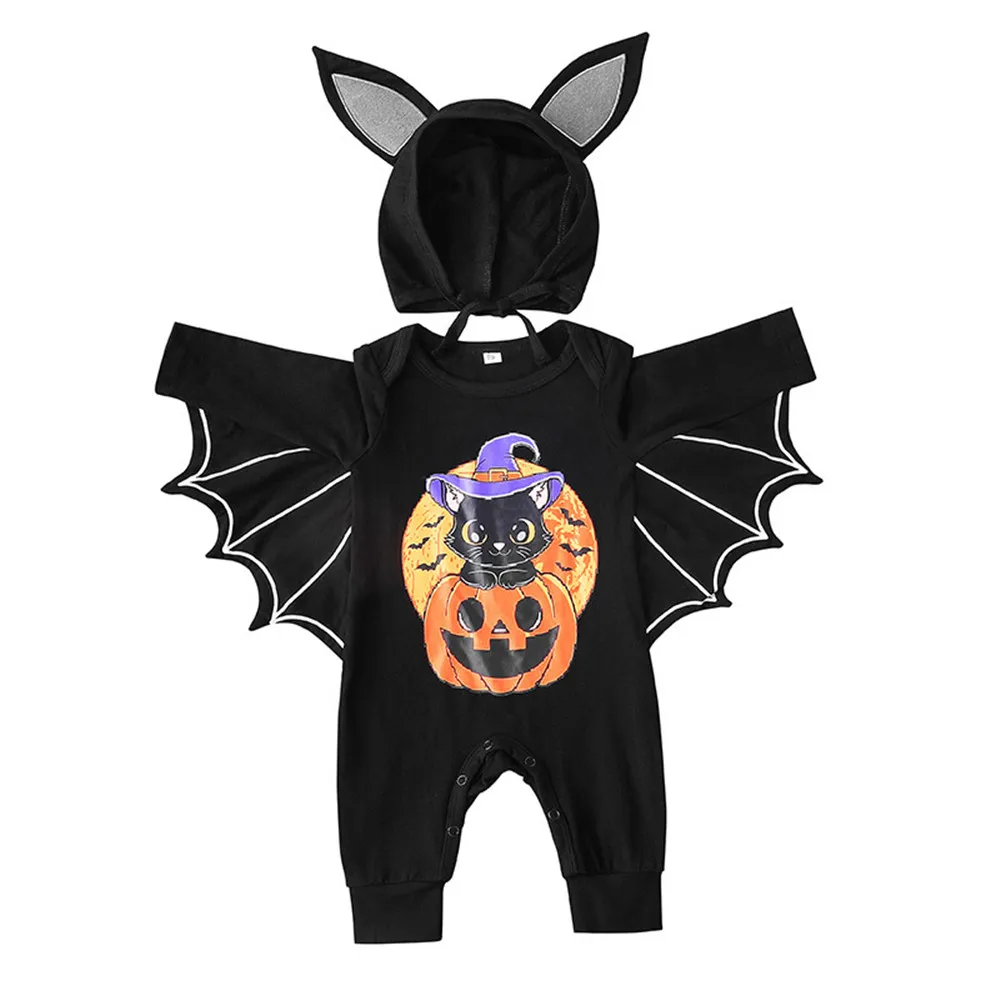 

Halloween Cosplay Bat Baby Costume Baby's Rompers Festival Newborns Jumpsuits For Kids Boys Clothing Infant Boy Clothing