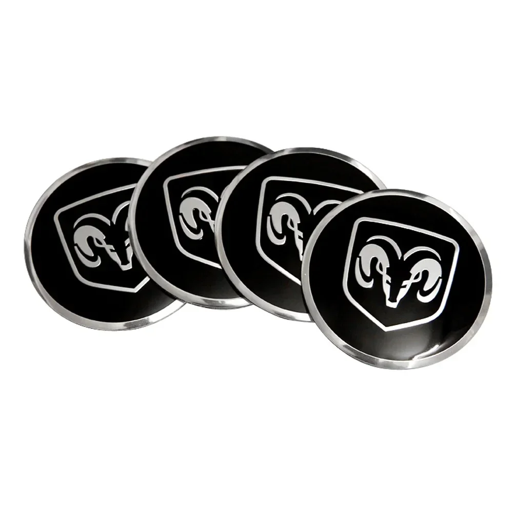 

Наклейки-эмблемы на центральные части колесных дисков (4 шт.) для Dodge AVENGER, CALIBER, CARAVAN, Challenger, CHARGER, DART, NITRO, RAM – Аксессуары