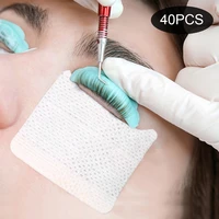 40 piecesset eyelash remover pads eyelash extension tape non woven patches eye pads eyelash grafting patch makeup tools