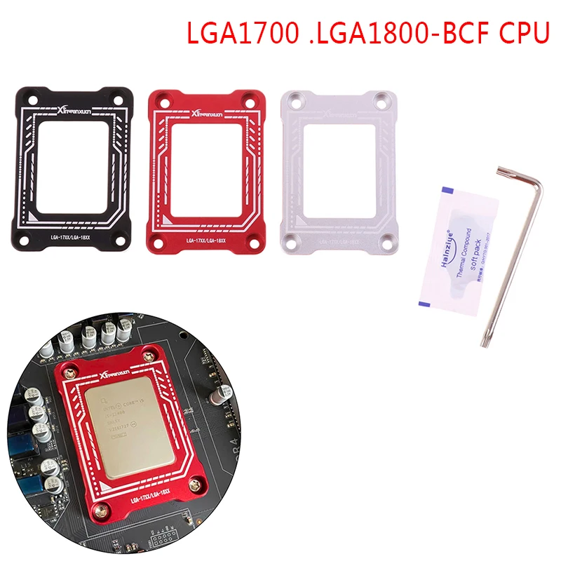 

12th Generation CPU Buckle Lga1700 .Lga1800-Bcf CPU Bending Correction Type Anti-Fall Aluminum Alloy Bracke