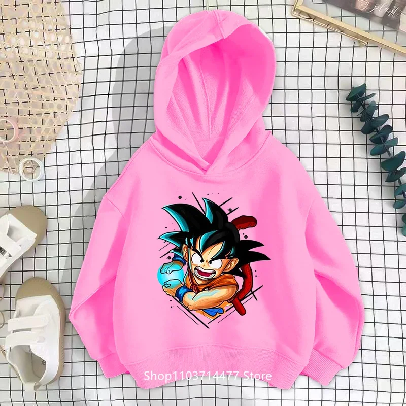 Толстовка унисекс DokiDoki-SR Goku с принтом овощей для детей толстовка капюшоном Dragon Ball