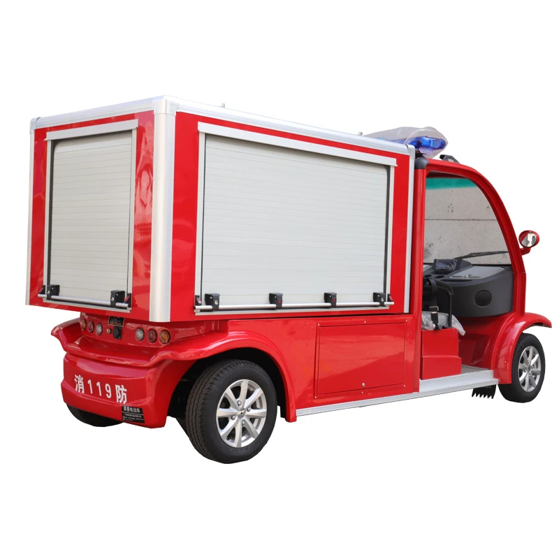 Электрический универсальный автомобиль четырехколесный пожарный мотоцикл с